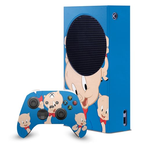 Skin Xbox Series S Looney Tunes Porky Pig pour préserver sa console des traces de doigts