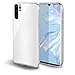 Moozy 360 Degree Case for Huawei P30 Pro - Transparent Full Body Slim Cover - Hard PC Back and Soft TPU Silicone Front