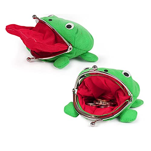 Image of Store2508 Plush Frog Coin Purse and Cosplay Wallet