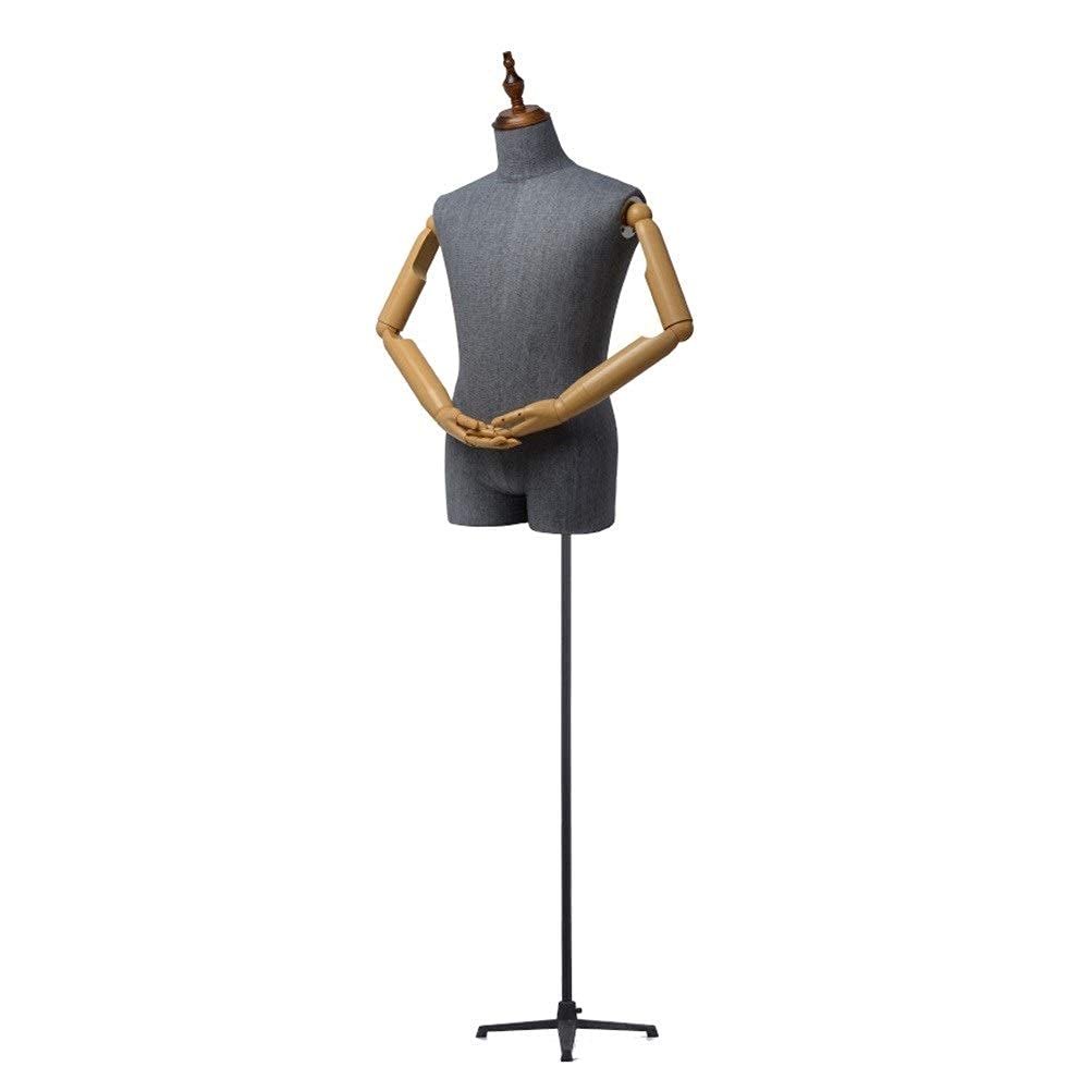 Buy DSDD Gray Male Mannequin Full Body,Adjustable Stand Male Mannequin