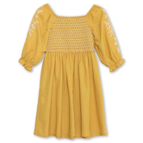 Speechless Girls' 3/4 Sleeve Embroidered Dress3