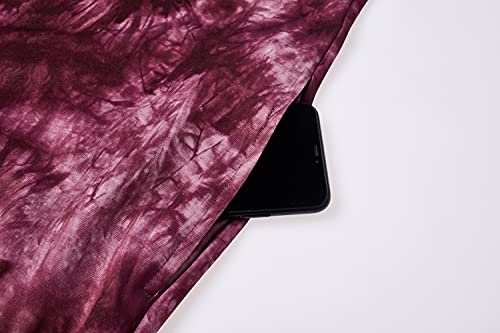 AFILOK Men's Tie-Dye Pullover hoodies Sweatshirt Super Soft Comfy Tops color block hoodie Hooded WIth Pocket4