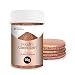 Poudre Alimentaire Or Rose [10G - Paillette Alimentaire Rose Gold] 100% COMESTIBLE | Colorant Dorée – Irisée | Décoration Gâteaux, Chocolats, Macarons, Boissons… Déversez votre créativité ! (Rose)