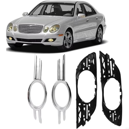Cubierta de faro antiniebla Benz E320 E350 E550 E63 AMG 2007 2008 2009 marco rejilla original OEM 5