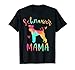 Schnauzer Mama Colorido Schnauzer Regalos Perro Mamá Camiseta