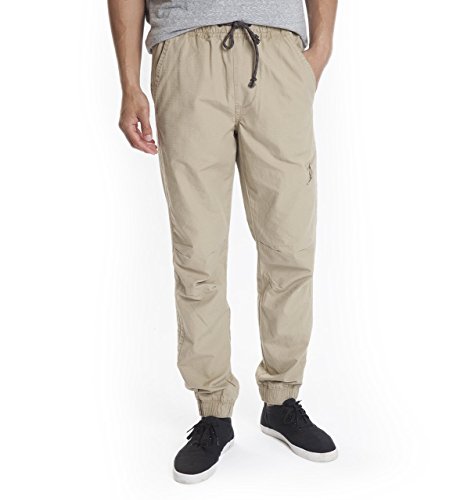 Unionbay Men's Neo Ripstop Jogger Pant, Grain, Medium
