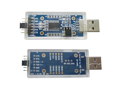 DSD TECH USB zu TTL Seriell Adapter Konverter mit FTDI FT232RL Chip Kompatibel mit Windows 10, 8, 7 und Mac OS X