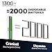 Granicell AAA Rechargeable Batteries 1100 mAh High Capacity 1300 Cycle,1.2V NiMH Low Self Discharge Triple AAA Battery,4 Pack