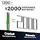 Granicell AAA Wiederaufladbare Batterien 1100 mAh Hohe Kapazität 1500 Zyklen, 1,2V NiMH Niedrige Selbstentladung AAA Batterie, 12er Pack