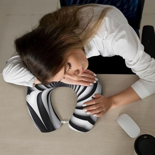 Almohada de espuma viscoelástica cuello con diseño U miniatura 6