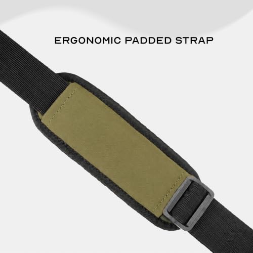 Image of Assembly Premium Weekender Duffle Bag with Attachable Shoulder Strap, Green, 43 Liters