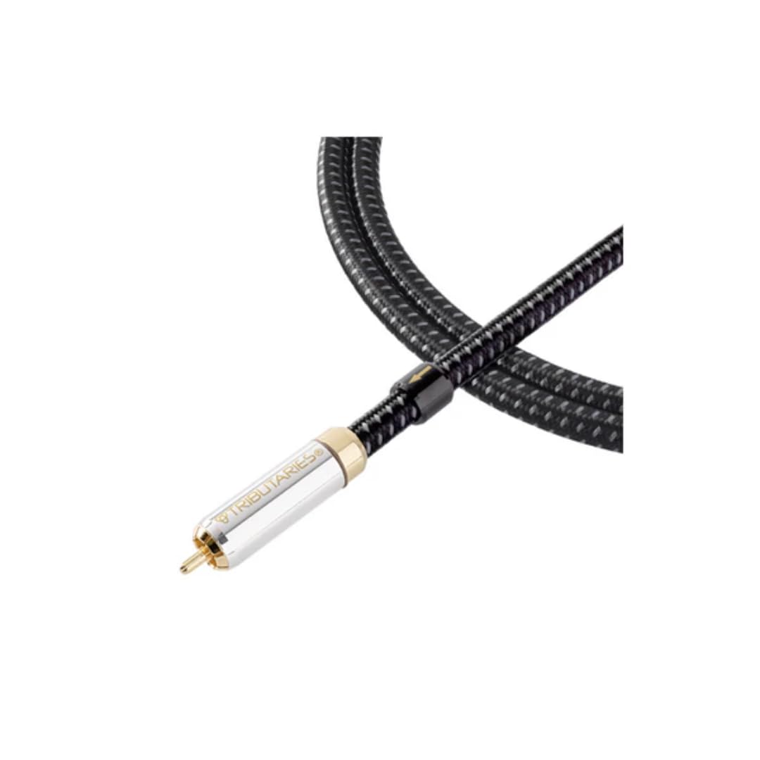 Tributaries Model 8S Subwoofer Cable (Each) - 20AWG - Dual Sheilding - Made in USA (2M)