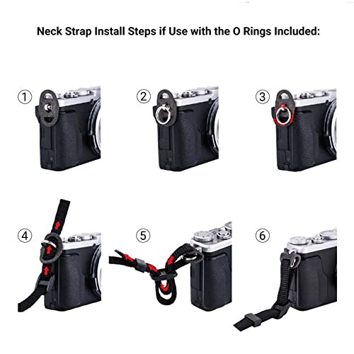 Image of JJC Soft Camera Neck Shoulder Strap for Fuji X-T30 III II X-T20 X-T5 X-T4 | for Fuji X-M5 XM5 XT30 XT20 X-T3 XT3 X100VI X100V X100F X Half X-S10 X-E4 Canon EOS M50 M6 Mark II Nikon Zf Z8 Z50 & More