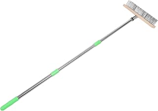 KOMBIUDA Wire Brush with Long Handle for Boat Bottom Rust Removal