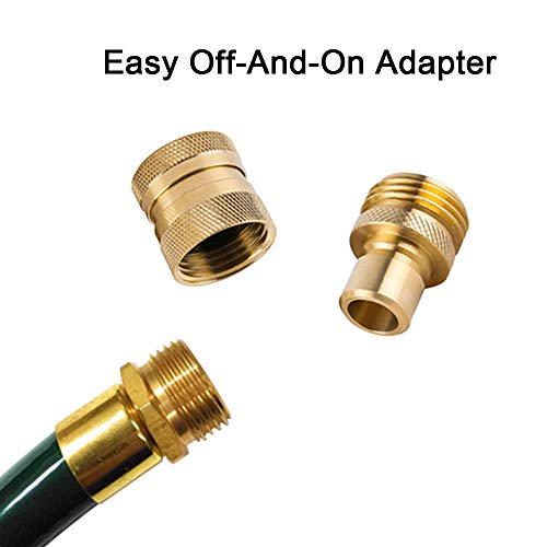 Garden Hose Quick Connect Brass Hose Quick Connectors Water Hose Connector 3/4"Gth (3 Female Coupler+ 6 Male Nipples) #TOP1