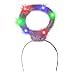 LED Light Up Angel Halo Headband for Women & Men Costume Accessories - Multicolor