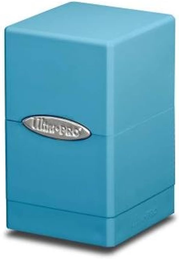 Light Blue Ultra Pro Satin Tower Deck & Dice Box