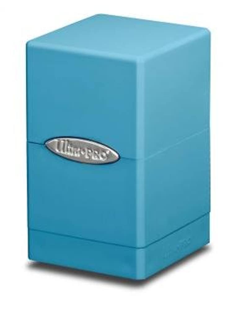 Light Blue Ultra Pro Satin Tower Deck & Dice Box
