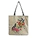 Produktbild LIPUDADA 1 Pc Helle Farben Stil Floral Gedruckt Große Tasche Cartoon Nette Zweig Vogel Schultertasche-hm1200
