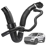 Panwarmoll Engine Radiator Coolant Outlet Hose Fit for Jeep Compass Altitude/Latitude/Limited/Sport 2.4L 2017-2022 Replace # 68380330AA 68380330AB 68249896AC Lower Coolant Reservoir Radiator Pipe