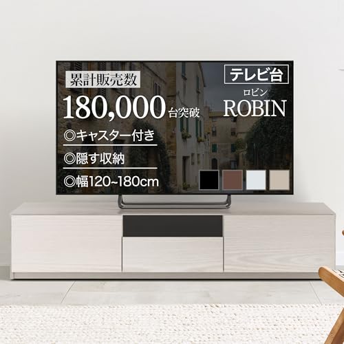 �y�z���B��×��������z �e���r�� ��150cm 55�C���`�܂őΉ� �e���r�{�[�h ���[�{�[�h tv�{�[�h ������� ���[�t�� �w�ʎ��[ �L���X�^�[�t�� �ؖڒ� �O���C�b�V���z���C�g/�N���[�Y�h���[ ROBIN ���r��