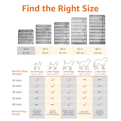 image for Amazon Basics Foldable Octagonal Metal Exercise Puppy / Dog Playpen - 