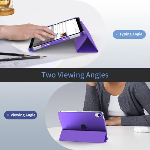 Housse iPad Mini 6 fine et légère violette pour éviter les rayures