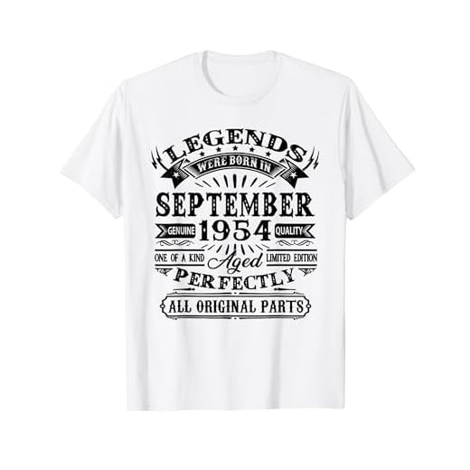 Regalo 70 Años Cumpleaños Las Leyendas Nacen Septiembre 1954 Camiseta