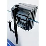 Filtro mochila/cascada. Voltaje: 220 V/50Hz. Potencia: 5 W. Flujo: 400 l/h. Peso: 0,45 kg. Dimensiones: 120 x 120 x 300 mm.