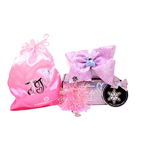 Collectors Choice Edition 49 - Signature JoJo Siwa Bows - Exclusive Designed Bow Set - One Large Limited Edition Hair Bow with Accessories from Jojos Bow Club