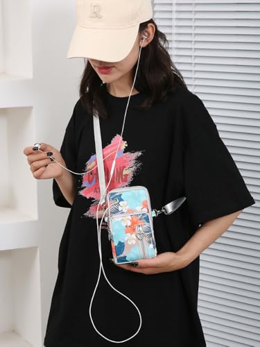 Women's Shoulder Messenger Bag Portable Multifunctional Mobile Phone Arm Bag3