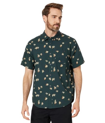 Chemise tissée à manches courtes Billabong Classic Sundays pour homme au style décontracté