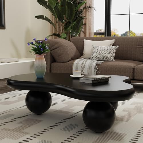 Table basse nuage moderne pour briser la monotonie des salons rectangulaires
