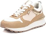 zapatos xti mujer invierno 2017 Material de la suela: Caucho XTI - Zapatilla cierre de cordón para mujer, color: marron, talla: 38