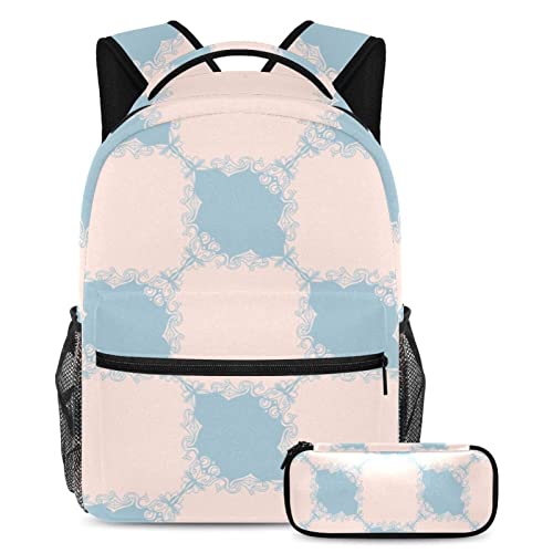 Sac à dos adolescents soulageant le dos avec trousse assortie