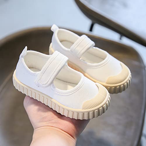 Kids Girls Shoes Slip-on Casual Canvas Sneaker Flats for Toddler/Little Kid2