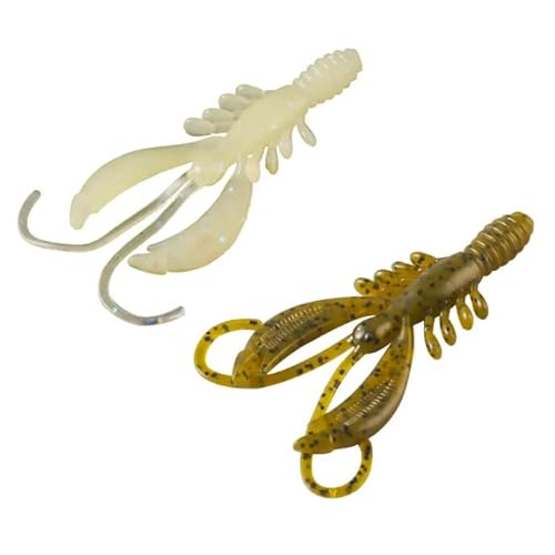 【PBルアー】バグホッグ 3インチ 2色セット ロックフィッシュ カサゴ ソイ マゴチ アイナメに最適 1枚目