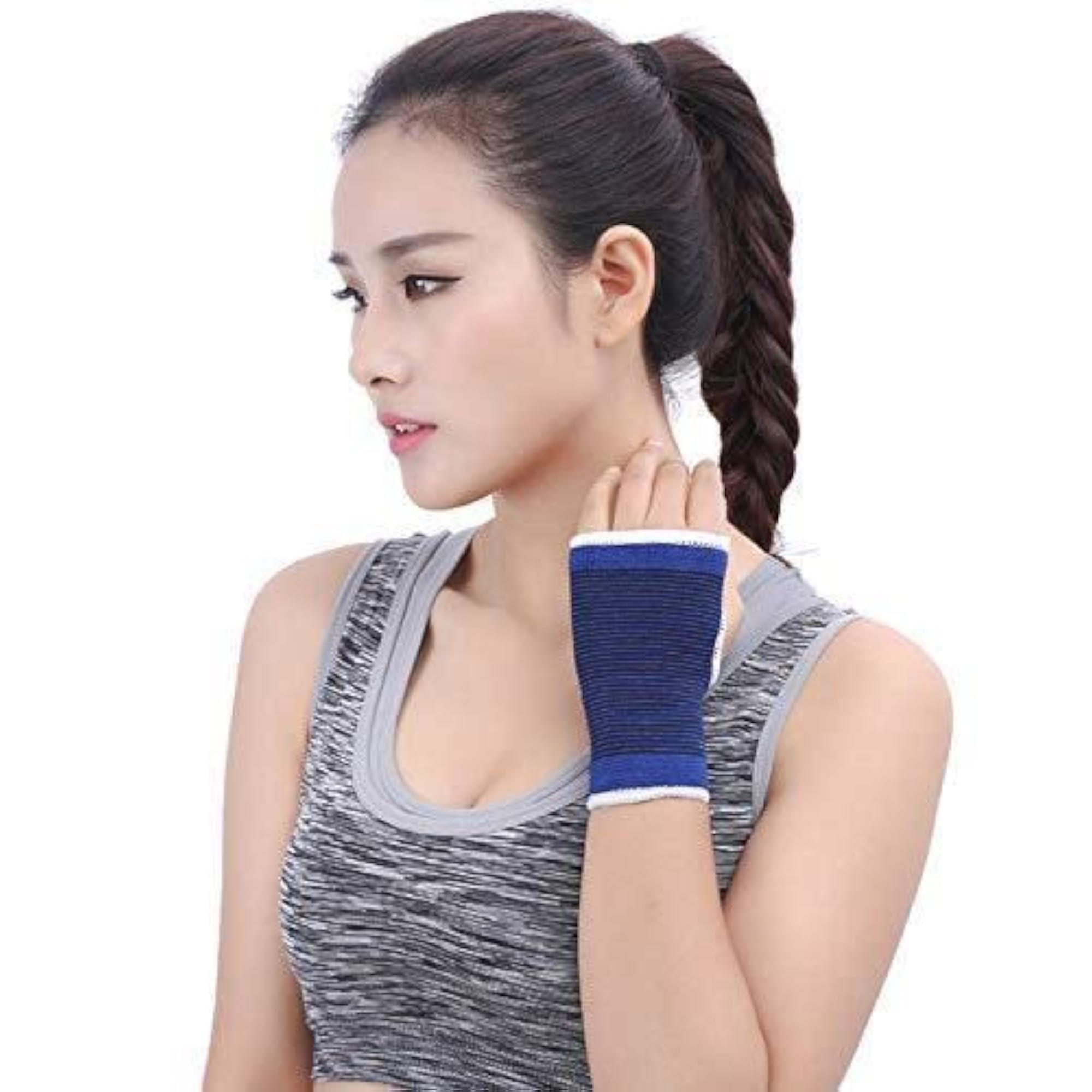 Ekdant Palm Support Elastic Band Pair, Sports Accessory