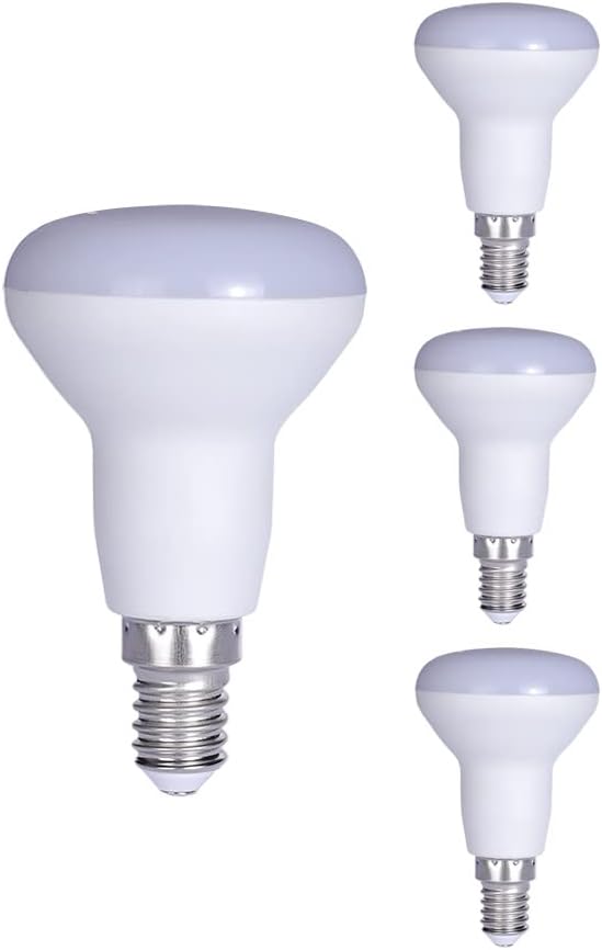 R50 E14 Base 5W LED Bulb 2700K Soft White 120V Dimmable Replace 50W Reflector Incandescent Bulb (Warm White 2700K)