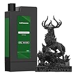 Résine d'impression 3D standard à durcissement rapide UV à base de plantes avec haute précision et faible viscosité, convient pour 8K/12K/14K GK3 série DLP LCD impression 3D, Noir, 1,2 kg