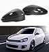 Cuztom Tuning 1:1 Direct Replacement Real Carbon Fiber Side Mirror Cover Fits for 2010-2014 Golf 6 Mk6 GTI R VI
