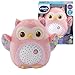 VTech - Proyector Peluche Búho estrellitas Rosa, Luz Nocturna, Música y Sonidos relajantes para calmar a tu bebé, Ayuda para Dormir, Juguete bebés recién Nacido, Versión Española