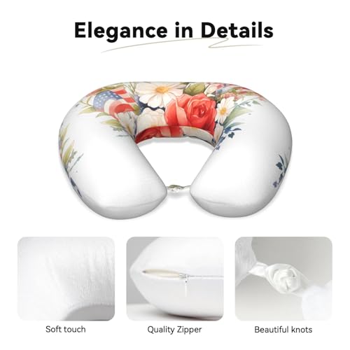 Almohada de viaje espuma viscoelástica tamaño U miniatura 3