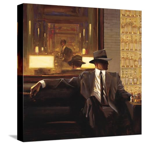 ART.COM Stretched Canvas Print Amber Glow 1 by Brent Lynch, 16" x 16"