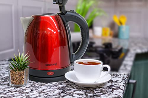 Tetera Eléctrica Courant 1.5 L Rojo Acero Inox miniatura 3