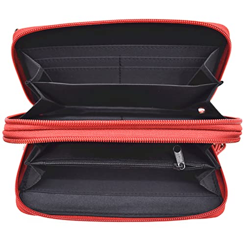 Image of WESTERN ORIGIN American Flag Stars and Stripes Studs Crossbody Handbag USA Patriotic Women Purse Leather Single Shoulder Bag