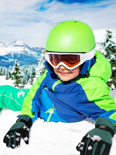 Image of Bencailor 3 Pairs Kids Ski Gloves Children Winter Gloves