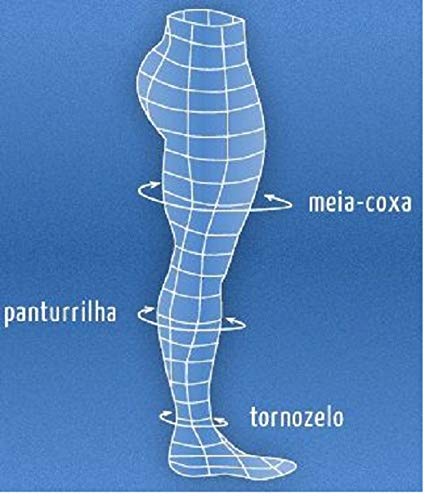 Meia Calça Kendall Alta Compressão S/Ponteira (M, Mel)