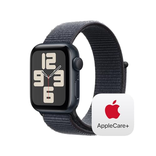 Apple Watch SE (2nd Gen) [GPS 40mm] Smartwatch with Midnight Alum...