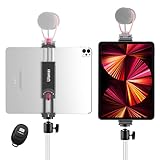 Metal iPad Tripod Mount Adapter - U-pad III 7.9-12.9in Metal iPad Tripod Adapter w Cold Shoe 2 Acra...